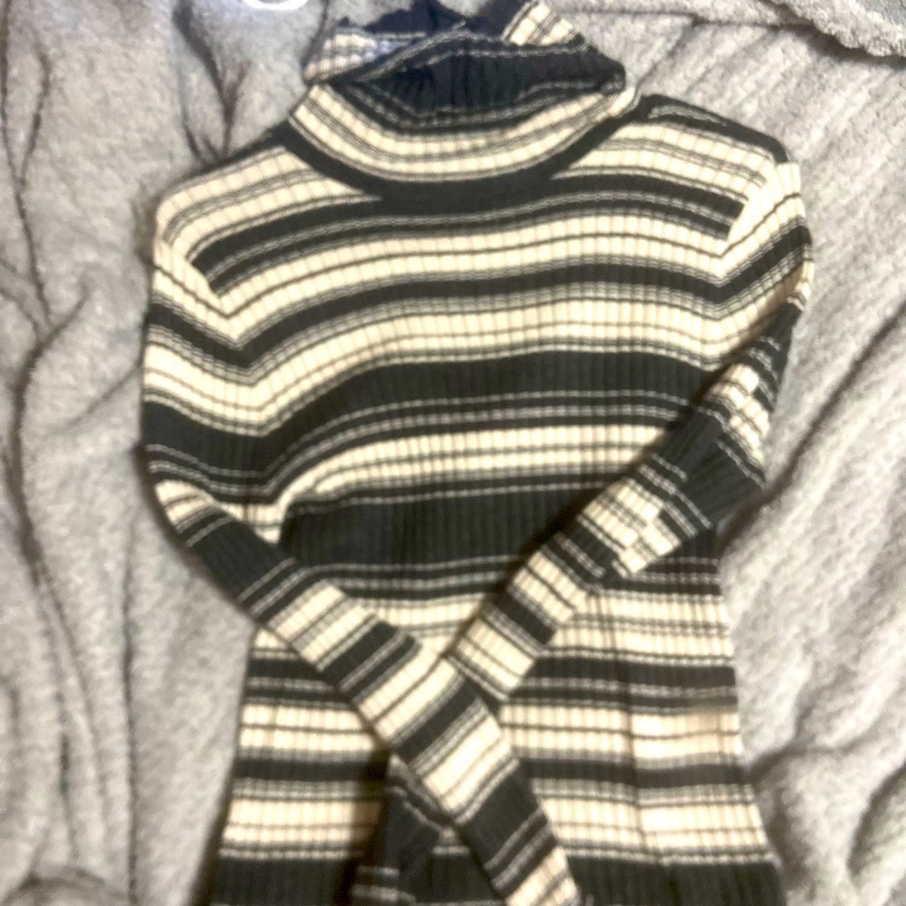 Turtle neck stripes